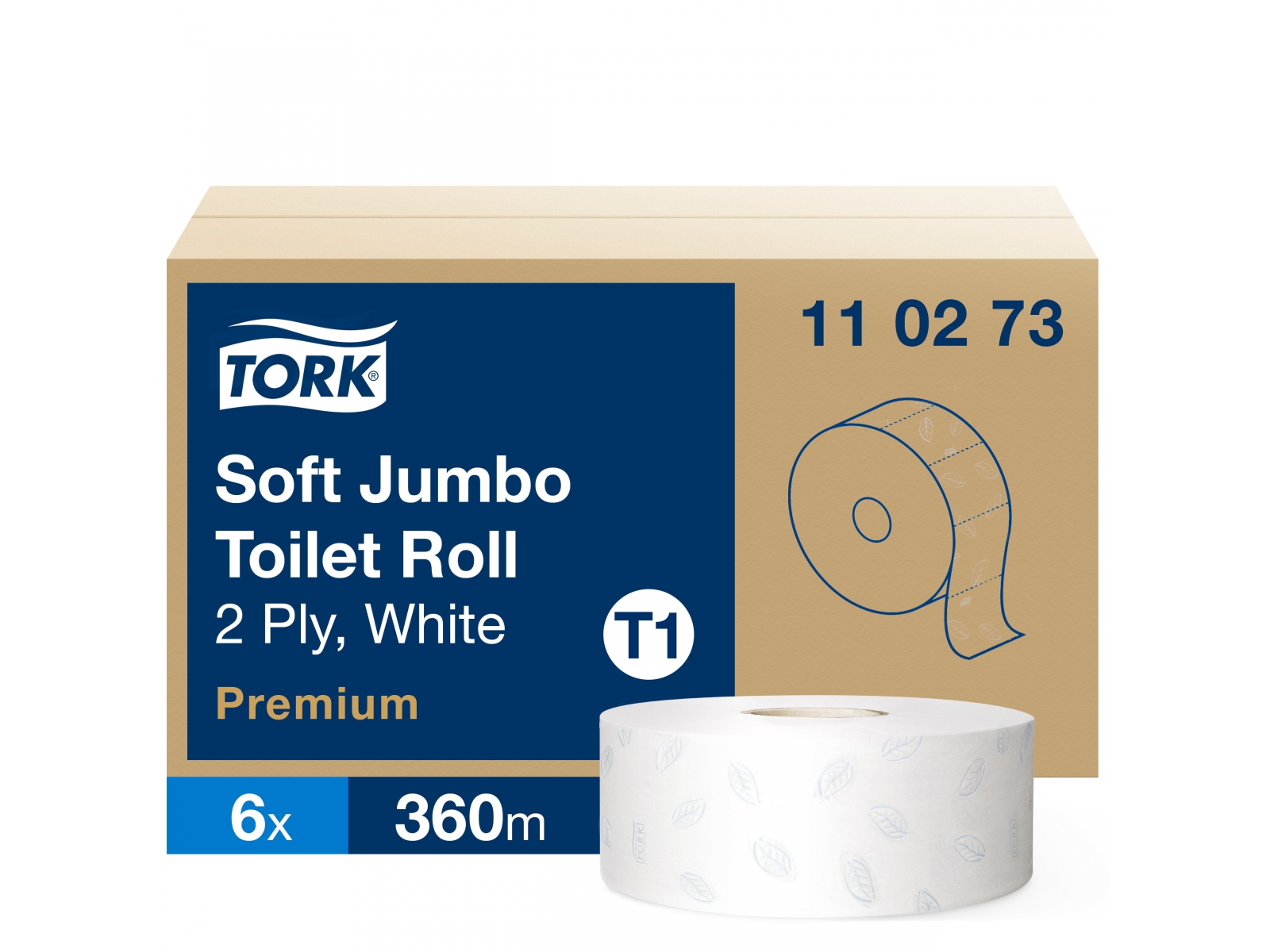 Papier toaletowy Maxi Tork 110273 Premium T1 x6 360m